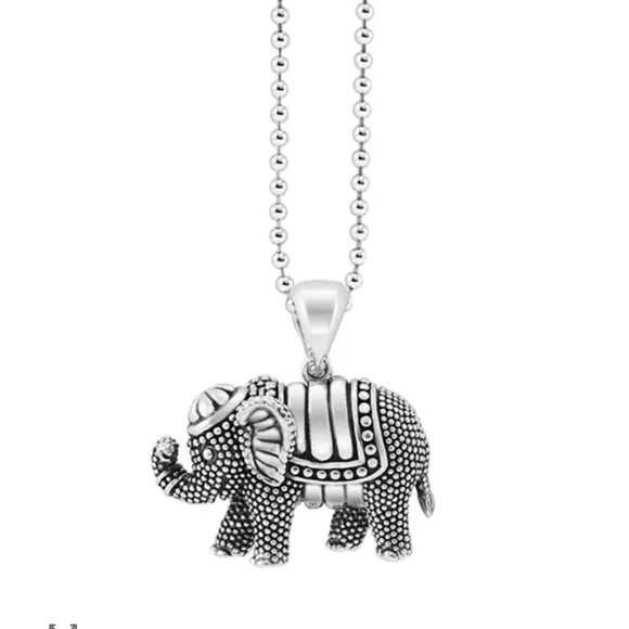 LAGOS Silver Elephant Necklace - Picture 6 of 6